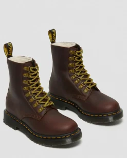 Boots 1460 Pascal DM's Wintergrip en Cuir in Marron