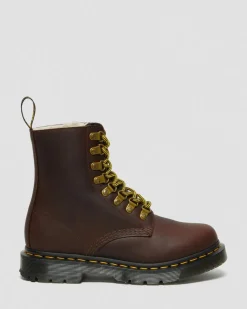 Boots 1460 Pascal DM's Wintergrip en Cuir in Marron