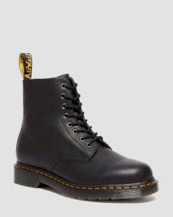 Boots 1460 Pascal en cuir Ambassador à lacets in Noir