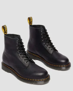 Boots 1460 Pascal en cuir Ambassador à lacets in Noir