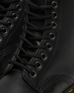 Boots 1460 Pascal en cuir Nappa à fermetures zippées in Noir