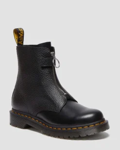 Boots 1460 Pascal à fermetures zippées en cuir in Noir