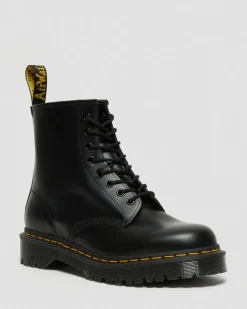 Boots plateformes Bex 1460 en cuir Smooth in Noir