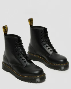 Boots plateformes Bex 1460 en cuir Smooth in Noir