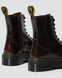 Boots Plateformes Jadon Arcadia in Rouge Cherry Red