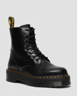 Boots plateformes Jadon en cuir Smooth in Noir