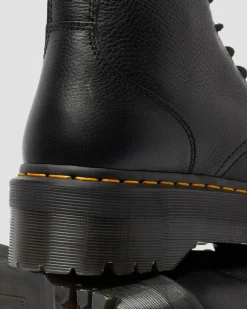 Boots plateformes Jadon III en cuir Pisa in Noir