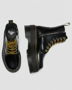 Boots plateformes Jadon Max en cuir Buttero in Noir