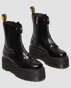 Boots plateformes Jetta Hi Max en cuir Buttero in Noir