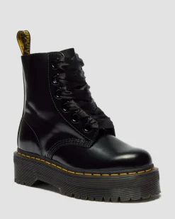 Boots Plateformes Molly in Noir