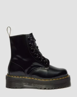 Boots Plateformes Molly in Noir