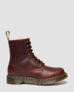 Boots 1460 Serena Doublées de Fourrure Synthétique in Toffee
