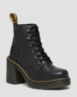 Boots à talons Jesy en cuir Sendal in Noir