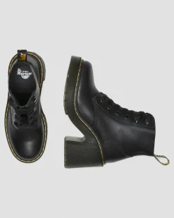 Boots à talons Jesy en cuir Sendal in Noir