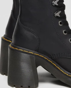 Boots à talons Jesy en cuir Sendal in Noir