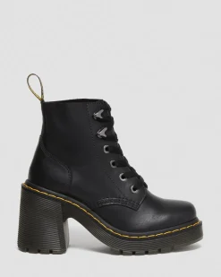 Boots à talons Jesy en cuir Sendal in Noir