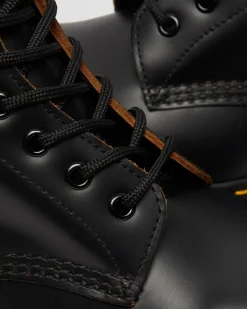 Boots 1460 Vintage en cuir Quilon in Noir