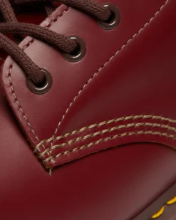 Boots 1460 Vintage en cuir Quilon in Rouge