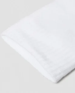 Chaussettes Double Doc en coton biologique mélangé in Blanc