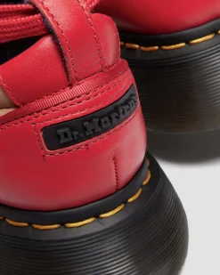 CHAUSSURES BALLERINES BUZZ EN CUIR in Rouge
