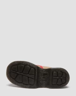 CHAUSSURES BALLERINES BUZZ EN CUIR in Rouge