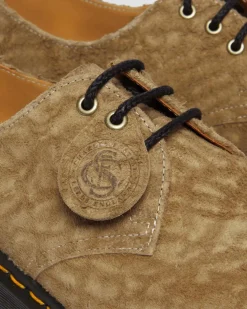 Chaussures 1461 Bex Made in England en daim gaufré in Savannah Tan