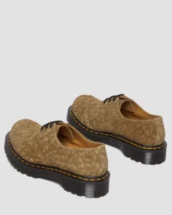 Chaussures 1461 Bex Made in England en daim gaufré in Savannah Tan