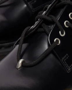 Chaussures Bex Zeffir en cuir à 5 œillets in Noir