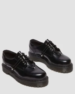 Chaussures Bex Zeffir en cuir à 5 œillets in Noir
