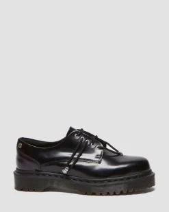 Chaussures Bex Zeffir en cuir à 5 œillets in Noir