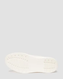 Chaussures Brookline en cuir nappa in Blanc Cassé