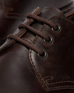CHAUSSURES BROOKLINE LO EN CUIR CRAZY HORSE in Marron Foncé