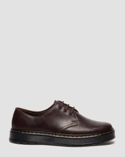 CHAUSSURES BROOKLINE LO EN CUIR CRAZY HORSE in Marron Foncé