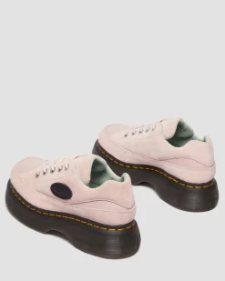 Chaussures Buzz en cuir à 5 œillets in Rose Poudré