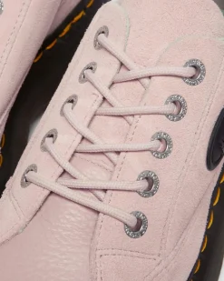 Chaussures Buzz en cuir à 5 œillets in Rose Poudré