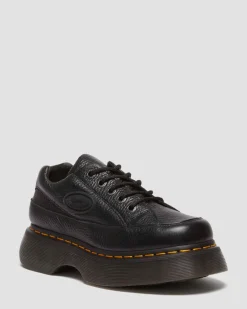 Chaussures Buzz en cuir Milled Nappa à 5 œillets in Noir
