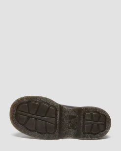 Chaussures Buzz en cuir Milled Nappa à 5 œillets in Noir