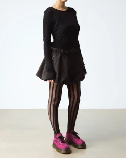 CHAUSSURES BUZZ EN MILLED NUBUCK À 5 ŒILLETS in Rose