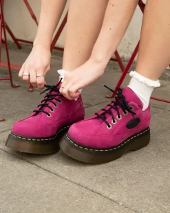 CHAUSSURES BUZZ EN MILLED NUBUCK À 5 ŒILLETS in Rose
