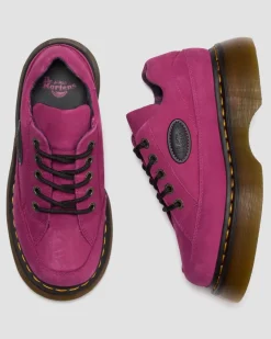 CHAUSSURES BUZZ EN MILLED NUBUCK À 5 ŒILLETS in Rose