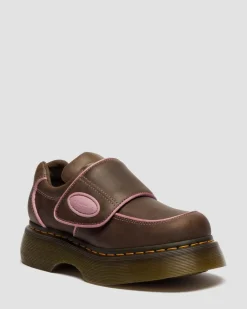 Chaussures Buzz Strap en cuir Wyoming in Marron Foncé