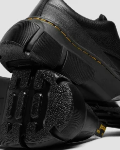 Chaussures DMXL Zip en cuir in Noir
