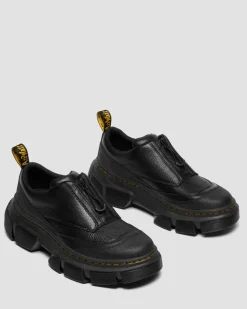 Chaussures DMXL Zip en cuir in Noir