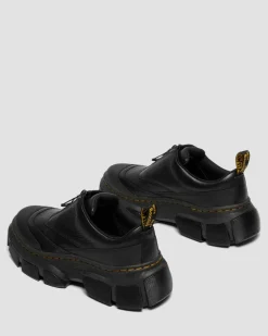 Chaussures DMXL Zip en cuir in Noir