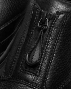 Chaussures DMXL Zip en cuir in Noir