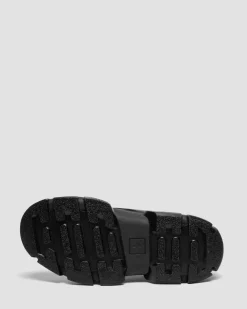 Chaussures DMXL Zip en cuir in Noir