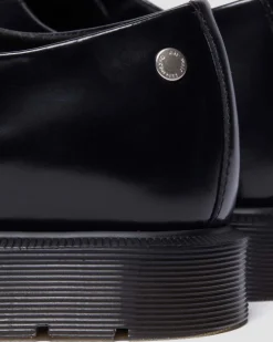 Chaussures Durrow en cuir Buttero à 5 œillets in Noir