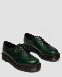 Chaussures 1461 en cuir Buckingham in Vert Doc's