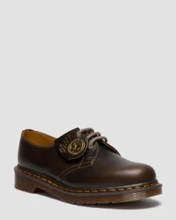 Chaussures 1461 en cuir Classic Calf in Gris Sépia