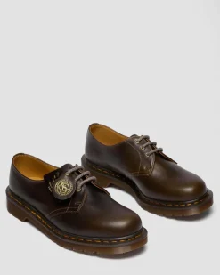 Chaussures 1461 en cuir Classic Calf in Gris Sépia